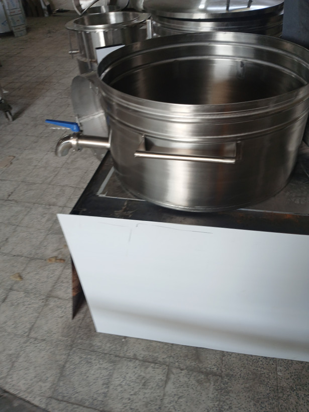 دیگ چلو پز (پلویی ) صنعتی 35 کیلویی استیل 300 پرس